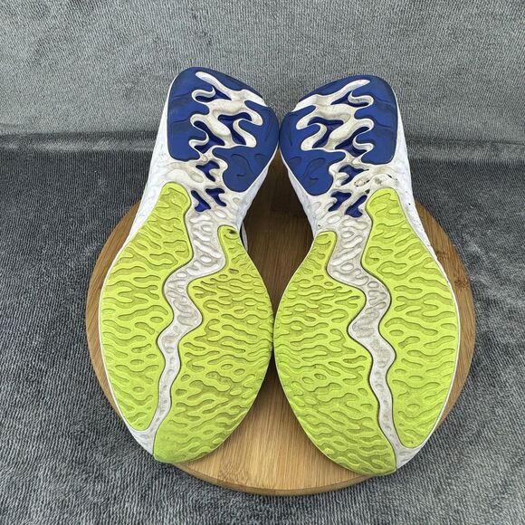 Nike Renew Run 2 Shoes Mens Size 11 White Volt Blue Running CW5844-100 - Picture 8 of 10